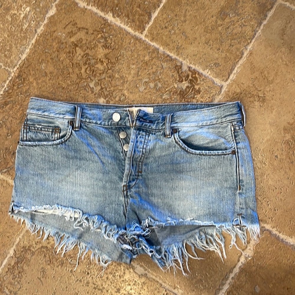 Free People Jean Shorts